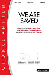 We Are Saved SATB choral sheet music cover